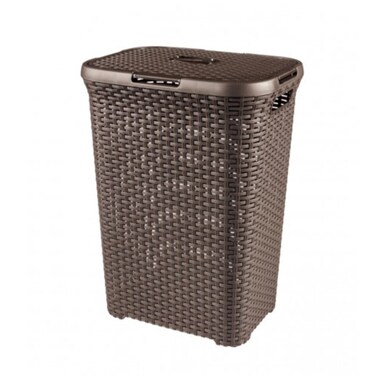 Curver Rattan Coffre 60L Maron