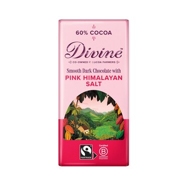 Divine Dark Choc Pink Salt 60% 90GR