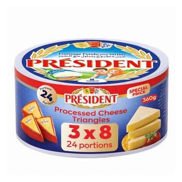 President Portion Cheese 24 Pieces
