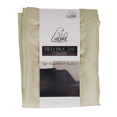 360 Home Pillow Case 70X50CM Beige