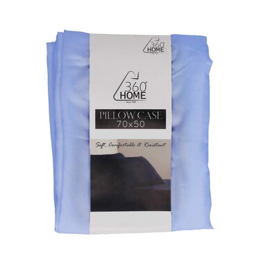 360 Home Pillow Case 70X50CM Blue