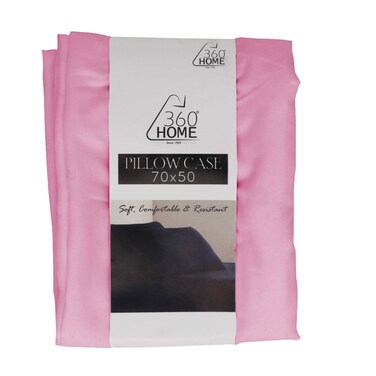 360 Home Pillow Case 50X70CM Pink