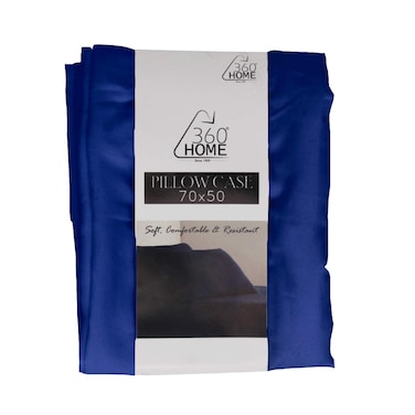 360 Home Pillow Case 70X50CM Navy