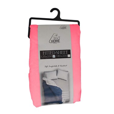 360 Home Fitted Sheet Single Flamingo