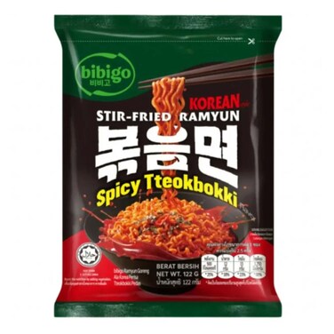 Bibigo Noodles Spicy Tteoboki 122GR