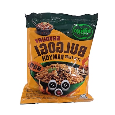 Bibigo Noodles Bulgogi Korean Barbecue 122GR