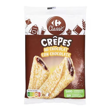 Chocolate Hazelnut Crepes X8 256GR