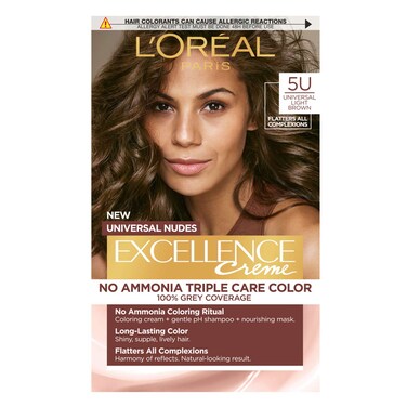 Excellence Hair Color Nudes Light Brown 5U