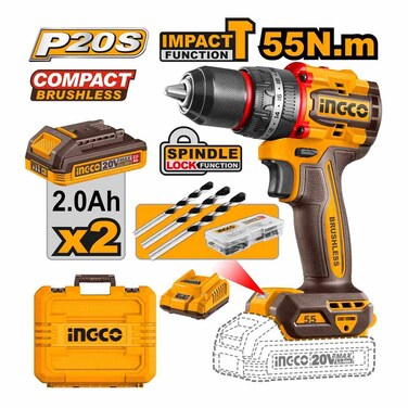 Ingco Brushless Cordless Drill