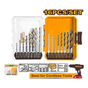 Ingco Metal Multi Drill 16 Pieces