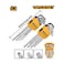 Ingco Hex Key And Torx Key 18 Pieces