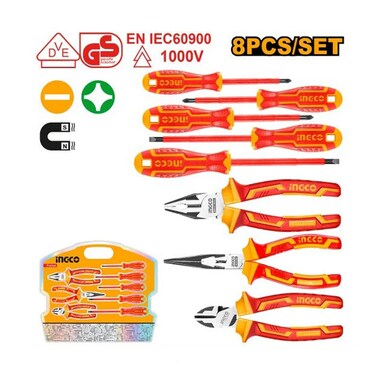 Ingco Insulated Hand Tools 8 Pieces