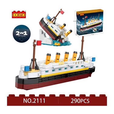 Ship Building Blocks Set 290Pc