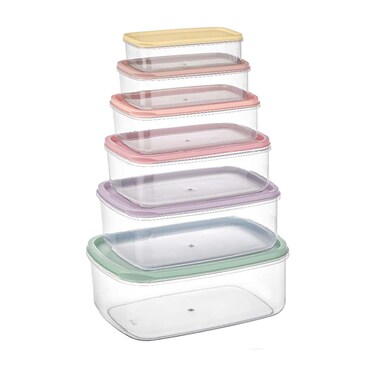 Rg Set Of 6 Nesting Food Storage Containers