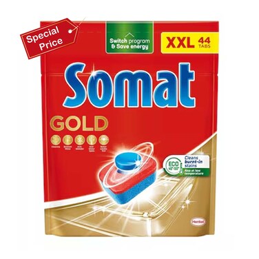 Somat Gold Dishwashing 44 Tablets 818GR Special Price