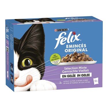 Felix Mixed Variety Chicken Wet Food 85GR x12