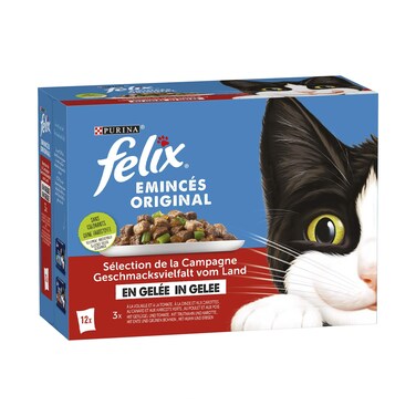 Felix Mixed Variety Beef Wet Food 85GR x12