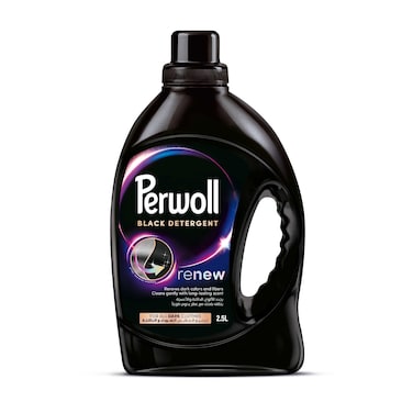 Perwoll Black Gel 2.5L Washing Liquid Detergent for Dark Clothes