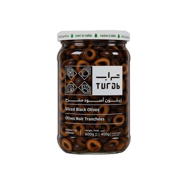 Turab Sliced Black Olives 600GR