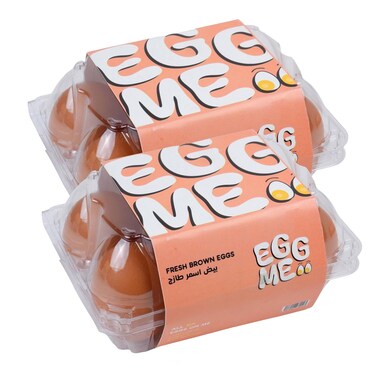 Egg Me Brown Eggs 6 X2