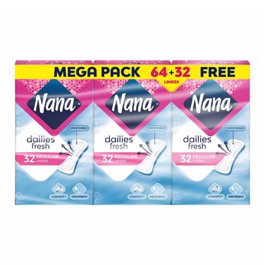 Nana Female Napkin Normal 32 Sheets 2+1 Free