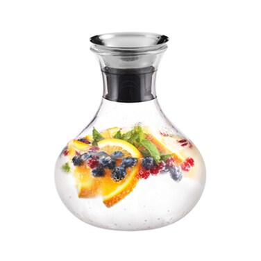 Glass Stainless Steel With Cover 1L
