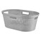Pastic Grey Laundry Basket 40L