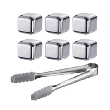 Stainless Steel Ice Cubes With Tong