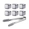 Stainless Steel Ice Cubes With Tong