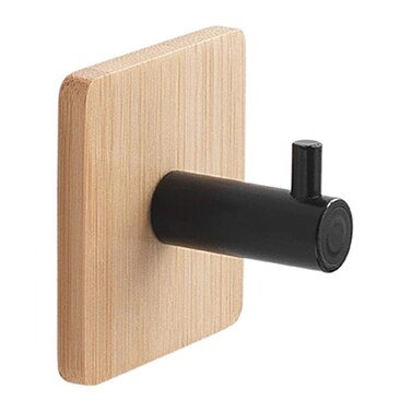 Square Bambo Black Hook 2 Pieces