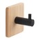 Square Bambo Black Hook 2 Pieces
