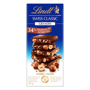 Lindt Grandes Dark Hazelnut 150GR