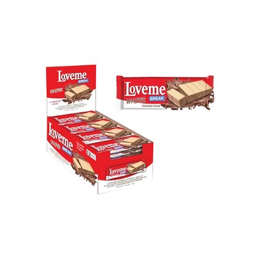 Love Me Chocolate Cream Wafer 40GR5+1