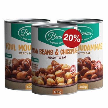 Benina Fava 400GR+ Chickpeas 400 GR