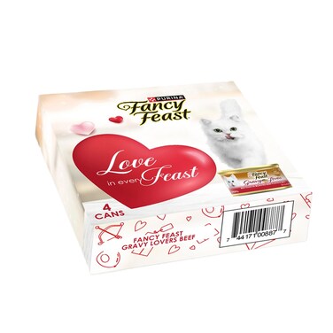 Fancy Feast Cat Gravy Lovers Beef 85GR3+1 Free