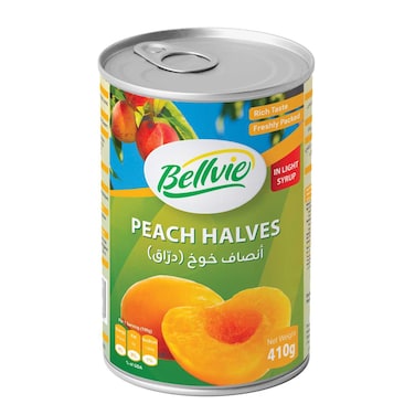 Bellvie Canned Peach Halves 410GR