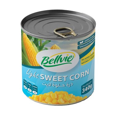 Bellvie Canned Corn Light 340GR