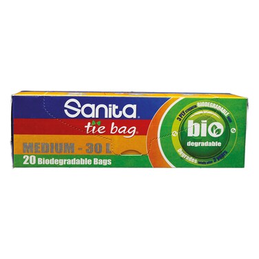 Sanita Tie Bag Medium Bio 20 Bags