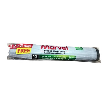 Marvel Trash Bag Xlarge 12+2 Free