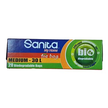 Sanita Antibecterial Scent Tie Bag Medium 20Bags