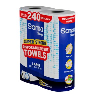 Sanita Handy Towel Large 240'Sx2