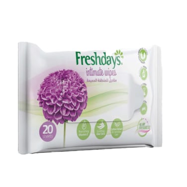 Freshdays Intimate Wipes 20 Sheets
