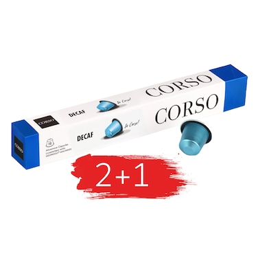 Corso Nespresso Capsule Decaf 5.5GRX10 2+1