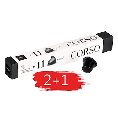 Corso Nespresso Capsule Black 5.5GRX10 2+1