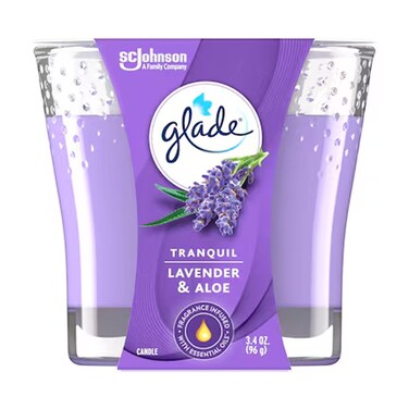 Glade Candle Lavender And Aloe 96GR