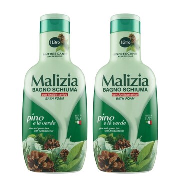 Malizia Shower Gel Pine And Green Tea 1LX2