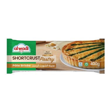 Wadi Frozen Shortcrust Pastry 400GR