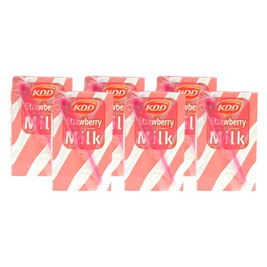 Kdd Milk Shake Strawberry 250 Milliliters X6