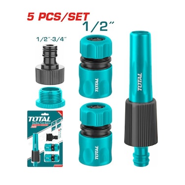 Total 5 Piece Twist Nozzle Set