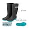 Total Rain Boots Black Size 39